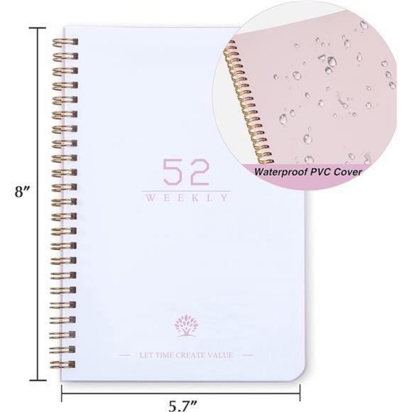 Undated Weekly Planner- Weekly Goals Notebook, A5 To Do List Planner - Picture 4 of 7